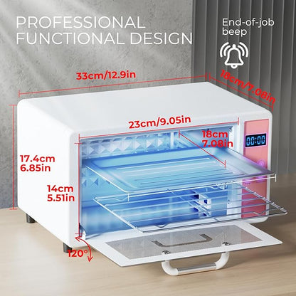 UV Light Nail Tool Cleaning Machine - Dry Heat Cabinet UV Light Cleaner, Manicure Tool Cleaner Cabinet, Barber Salon Tools, 6L 110V 160W White
