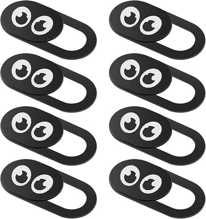 Amabro 8PCS Webcam Cover Slide, Thin Phone Camera Cover Laptop Computer Camera Cover Slide Blocker Slider Lens Cover Protector Protect Privacy Security Fits Desktop PC Tablet Pad(Eye)