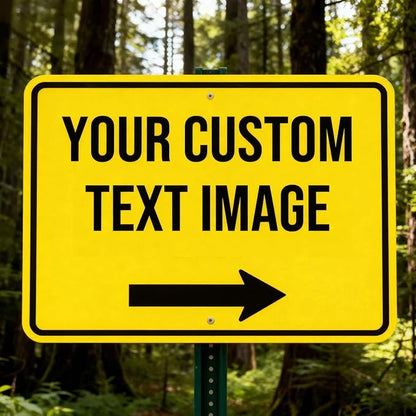 Custom Metal Sign, Personalized Signs for Business, Workplace, Home, 14x10 Inches, Engineer Grade Reflective Opion, Rust Free Aluminum, UV Ink Printing