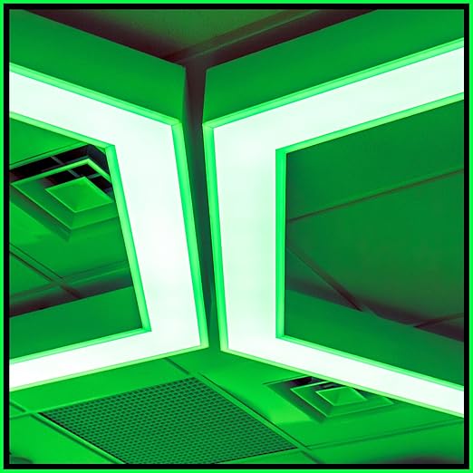 2 Rolls Glow in The Dark Tape 32.8 ft x 2 Inch Luminous Phosphorescence Green Long Lasting Bright Glow Tape for Halloween Night Decorations, Theater Stages, Stairs, Walls, Steps and Exit Sign