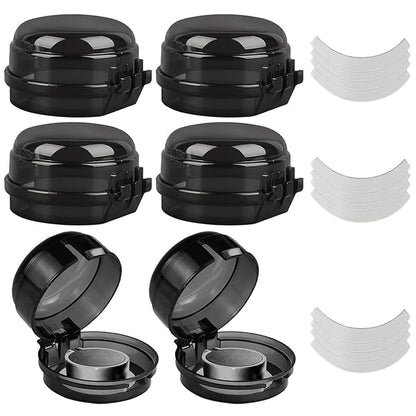 Stove Knob Safety Covers, 6PCS Gas Stove Knob Locks, Heat-Resistant Covers, Easy to Install Oven for Child SafetyStove Safety