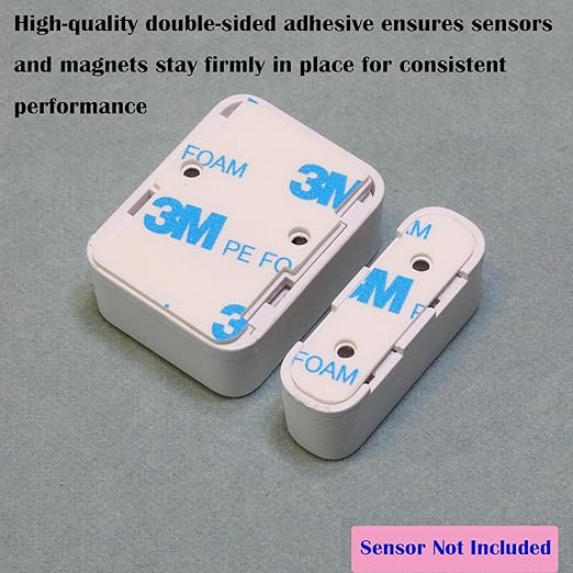 Double-Sided Adhesive Replacement for SimpliSafe Entry Sensors – 60 Pre-Cut Tape (30 for Sensors, 30 for Magnets) – Durable & Dependable Bond for Secure, Long-Lasting Hold