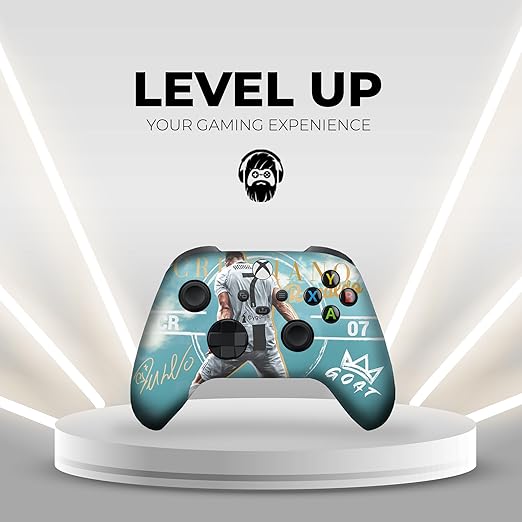 DreamController Ronaaldo Custom X-box Controller Wireless compatible with X-box One/Series X/S Proudly Customized in USA with Permanent HYDRO-DIP Printing (NOT JUST A SKIN)