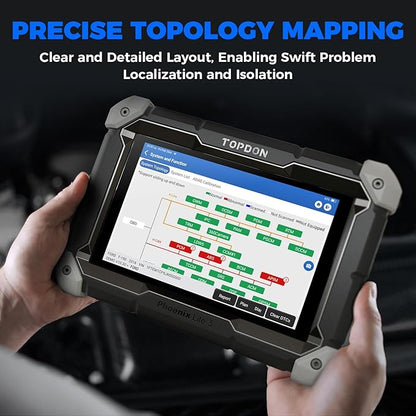 TOPDON Phoenix Lite 3, 2025 Upgraded Scanner of Lite 2, Bidirectional Scan Tool with CAN-FD, Car Scanner Diagnostic Tool, 35+ Maintenance Resets, Topology Mapping, ECU Coding, FCA Autoauth