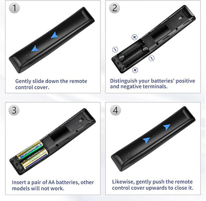 Universal for Samsung-TV-Remote-Control Replacement,Compatible with All Samsung Smart Frame Curved QLED TVs