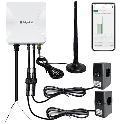 WiFi Energy Monitor with 2 * 300A Clamps, Real-Time Electricity Tracking, Smart Home Power Management