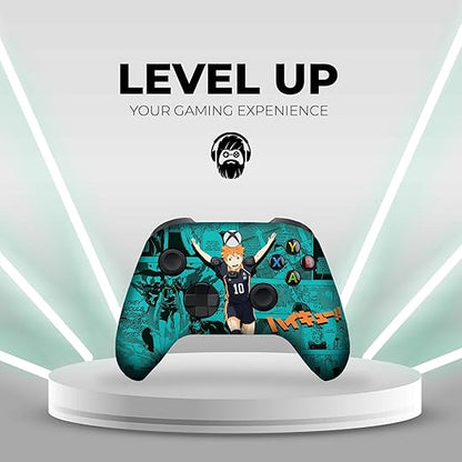 DreamController Haikyyuu Hinatta Custom X-box Controller Wireless compatible with X-box One/Series X/S Proudly Customized in USA with Permanent HYDRO-DIP Printing(NOT JUST A SKIN) (MODDED)