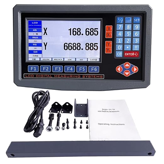 2/3 Axis Digital Readout and TTL Precision Linear Glass Scale DRO Encoder for Milling Lathe. Note:Display&Scales Sold Separately,Pls Select The Size Options! (2 Axis LCD Digital Readout ONLY!)