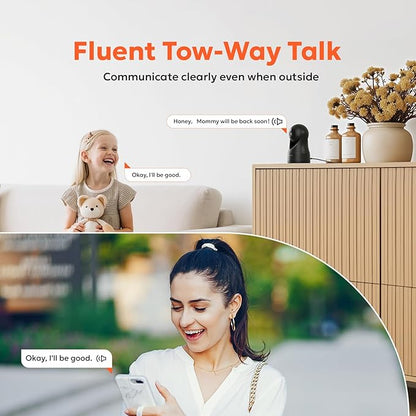 owltron Indoor Security Camera 2K, 360°2.4G WiFi Cameras for Home Security for Baby/Pet/Elder/Nanny with Night Vision, Motion Detection & App Control, Baby Monitor Works with Alexa & Google Assistant