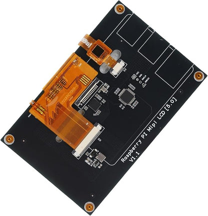 5 Inch DSI IPS LCD Touchscreen Display 800x480 Resolution 5 Point Capacitive Touch Panel Compatible with Boards for DIY Electronics Projects