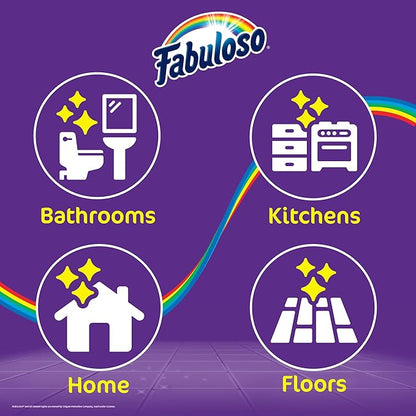 Fabuloso Hand-Held Scrub Brush – Easy Grip Scrubbing Brush for Showers, Floors, and More