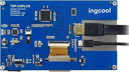 7 inch HDMI LCD 1024x600 Resolution Capacitive Touch Screen IPS Display Module Compatible with Raspberry Pi 4 3 2 1 B B+ A+, PC, Supports Windows 10/8.1/8 / 7