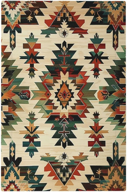 Light Switch Cover Plate Southwest Rustic American Indian Aztec Boho 1 Gang No Device Blank Electrical Wall Plates Faceplate Decorative Switch Plate for Bed Room living Room Decor