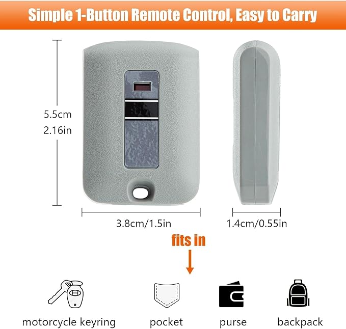 2-Pack Replacement Garage Door Opener Remote for Linear Multi-Code 3089, 308911, 3070, 307010, 10 Dip Switch Gate Opener, 300MHz Compatible