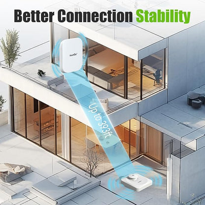 RainPoint WiFi Water Leak Detectors for Home - IP66 Waterproof Grade Water Sensor Leak Detector Kit with Hub, Powerful Alarm Siren, Includes 3 Water Alarm Leak Detectors & One WiFi Gateway Hub