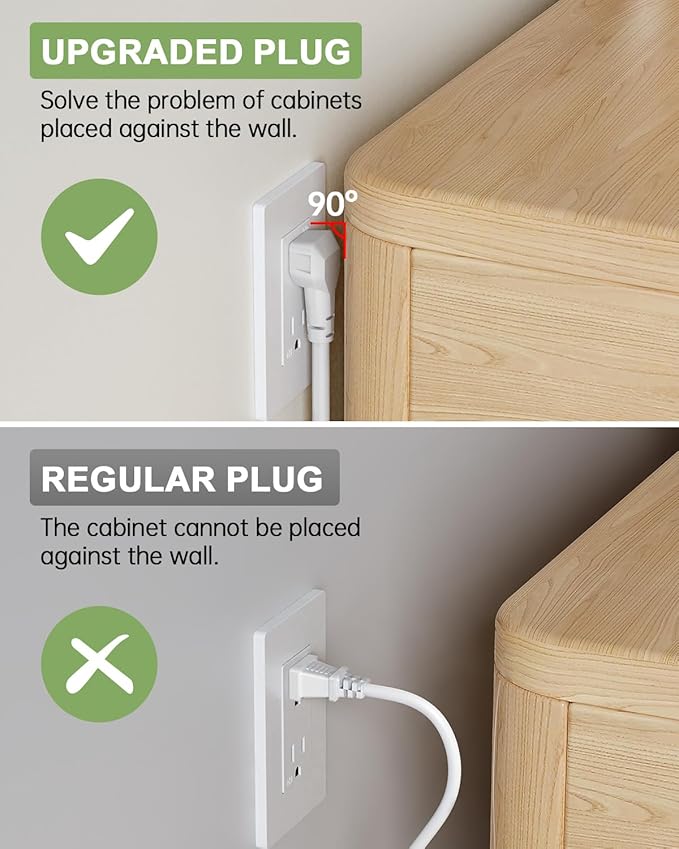 in Wall Cable Management Kit,TV Cord Hider for Wall Mounted TV with Triple Outlet,6.5FT Power Cable and 6.2FT Extension Cable,20A TV Wire Hider for Wall