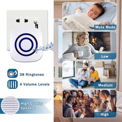 Motion Detector Sensor Alarm, SiegenPro Driveway Alarm Wireless, Home Security Business Motion Sensor Alarm Indoor Outdoor Weatherproof