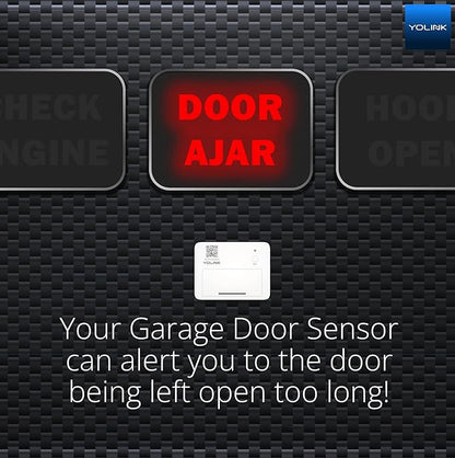 Smart Garage Door Kit with YoLink Hub - YoLink 1/4 Mile World's Longest Range Garage Door Controller and Wireless Sensor Compatible with Alexa IFTTT