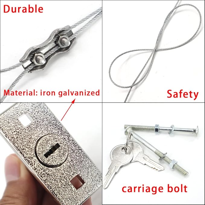 Universal Garage Door Opener Emergency Garage Door Disconnect Release Lock Kit
