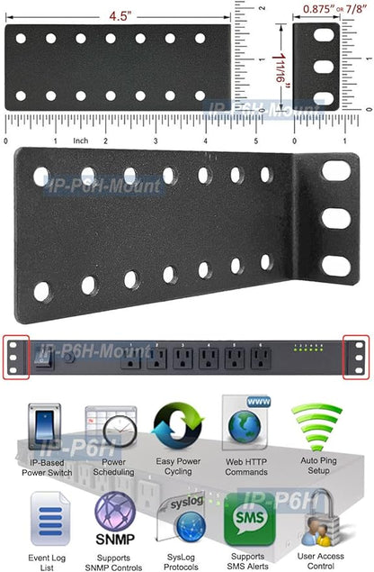 Professional 6-Port Remote Power Switch - Web Control