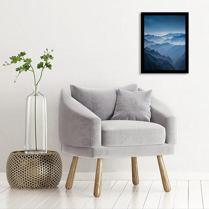 Americanflat 12x16 Picture Frame with Shatter-Resistant Glass - Signature Collection - Gallery-Style Frames Made of Engineered Wood - Photo Frame for Wall Display - Black