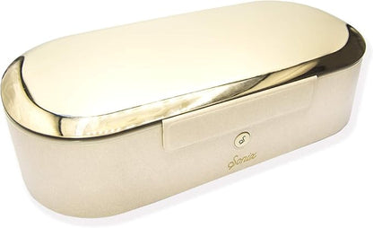 Sonix Beyond UV+O3 Sanitizer Box and Universal Charger UV and Ozone Disinfector for Phone, Mask, Makeup Brush, Nail Tool (Gold)