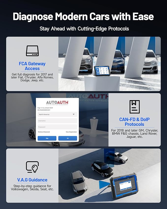 TOPDON Phoenix XLink 2025 New Gen Scan Tool, ECU Pr0gram ming/Online C0ding, Topology Mapping/New CAN Bus/DoIP, Bidirectional Scanner, 41+ Service, V.A.G Guided, Diagnostic Tool for All Vehicles