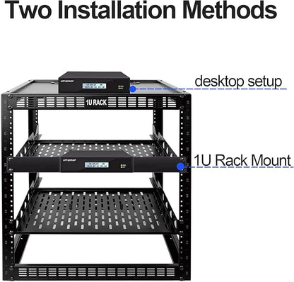 GPS NTP Network Time Server with Dual Ethernet Ports,Supports AC/POE Power,Accurate Time Sync for Network Devices.