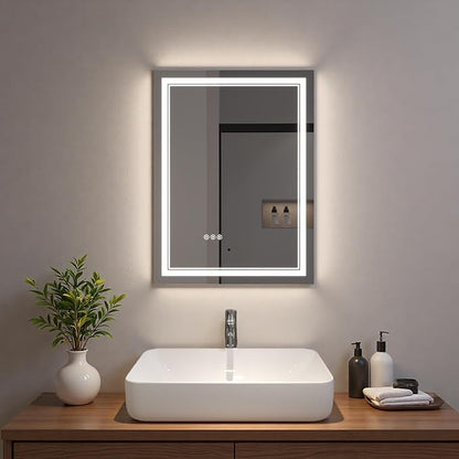 LED Bathroom Mirror with Lights, Wall Mirrors