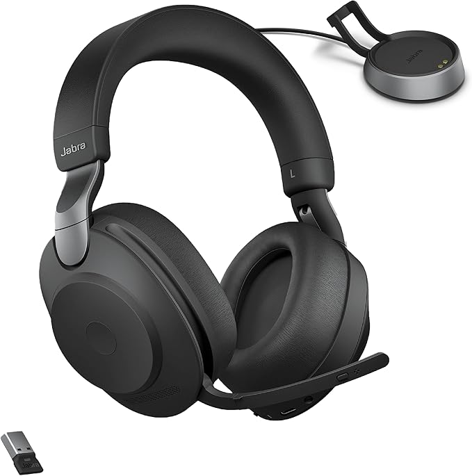 Jabra EVOLVE2 85, LINK380A MS Stereo Stand Black