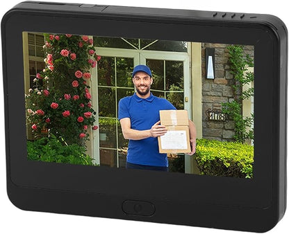 Zopsc Peephole Camera 1080P, Digital Door Viewer with 4.3in Color Screen, PIR Human Detection, High Definition Recording, Voice Changing, for Home Security Monitoring