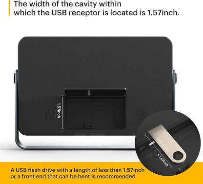 Kodak WiFi Digital Picture Frame 10.1 inch with 16GB Built-in Memory,4000mAh Battery,1280 * 800 Touch Screen Cloud 2.4GHz WiFi, Auto-Rotate, Kodak APP, Gift for Friends Family(Blue, 10 inch)