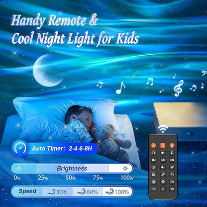 Christmas Gifts for Teens Boy Galaxy Projector for Bedroom, 21Colors Northern Lights,15White Noise&Bluetooth Star Projector Galaxy Lights, Remote Ambient Lighting,Aurora Christmas Decor Room Gifts