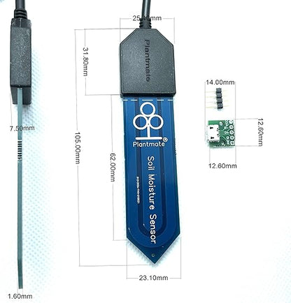 Capacitive Soil Moisture Sensor 3.3V Compatible with Arduino (2-PAC)