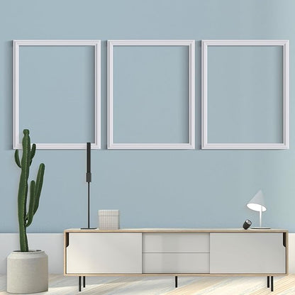 3 PCS Premade Wainscoting Panels Accent Wall Panels for Interior Wall Decor Easy DIY Build and Batten Chair Rail & Picture Frame Door Decor(16 x 20 in)