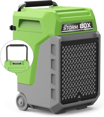 ALORAIR Storm LGR Commercial Dehumidifier with Pump & Drain Hose, Portable Industrial Dehumidifiers with Wheels for Water Damage Restore, Basement, Garage, 5 Years Warranty