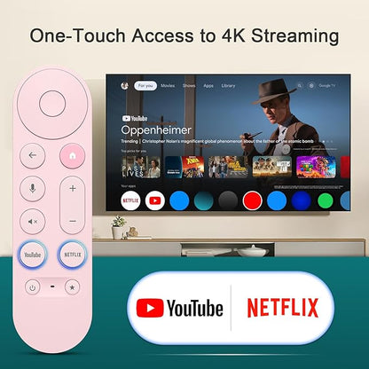 Voice Replacement for Google-Chromecast-TV-Remote, for Chromecast with Google TV Remote, for Google TV Streamer.1-Year Warranty.