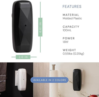 Air Esscentials The Diamond Gift Set, Smart Scent Air Machine for Home with Refreshing Herbal & Citrus Aromas, Waterless Fragrance Oil Diffuser, White Tea & Thyme, Green Tea Lemongrass, Black