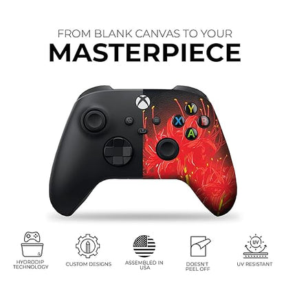 DreamController Tokyyo Ghoul Custom X-box Controller Wireless compatible with X-box One/Series X/S Proudly Customized in USA with Permanent HYDRO-DIP Printing (NOT JUST A SKIN)