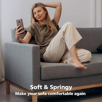 Couch Cushions Support for Sagging Seat 20"X 20"Insert pads Supports Board Sofa Furniture seat Cushion Under Sag Repair, Curved High Density Foam Replacement for Sectional Loveseat Chair Gray Set of 1