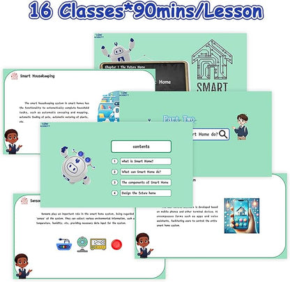 ACEBOTT 3-in-1 ESP32 STEM Smart Home and School Education Kit Compatible with Arduino, STEM Robotics Science Kits for Students Age 12+, Engineering Projects STEAM Activities Gifts 12-16 Year Old