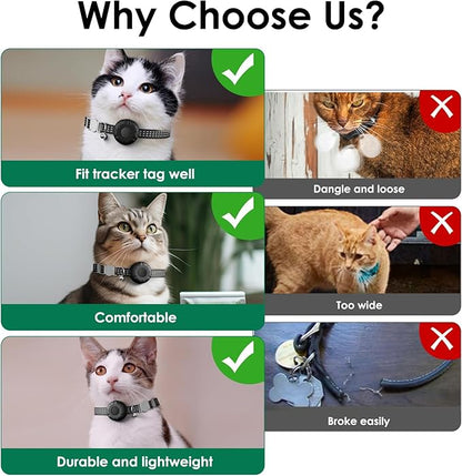 Cat Tracker, Waterproof, Compatible with Apple Find My App (Only iOS), No Monthly Fee