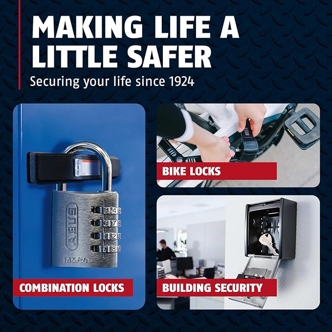 ABUS - Diskus 20/70 Padlock with Key - 6 Pack (2.75") 70mm - Heavy Duty Stainless Steel - Cut, Rust & Drill Resistant - Storage & Outdoor - Pad Lock with 2 Keys (Keyed Different) - Locker Lock