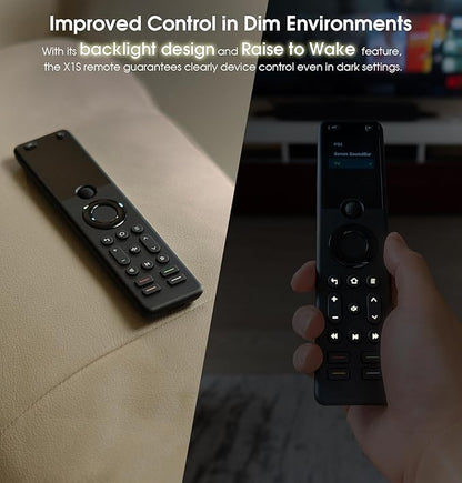 SofaBaton X1S Universal Remote Control with Hub, Improved Scroll, Smart Remote All in One with Customize One Touch Activities, Compatible with IR/Bluetooth/WiFi Devices