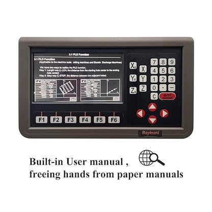 3 Axis LCD Screen Metal Shell DRO Digital Readout 3pcs 14" x 36" x 16 "5um 370mm+920mm+420mm Magnetic Scale 5um IP67 Sealing Protection for Mills Grinding Milling Lathe Machine