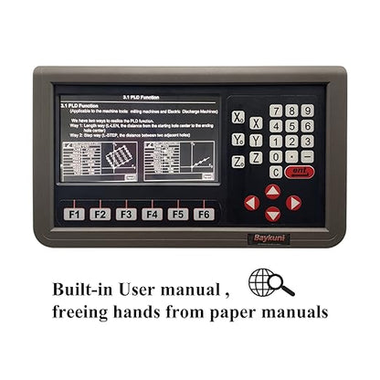 3 Axis DRO Digital Readout for Metal Milling Machine Lathe Machine Tool 470mm+970mm+270mm Magnetic Scale 5um IP67 Sealing Protection 18" x 38" x 10 "