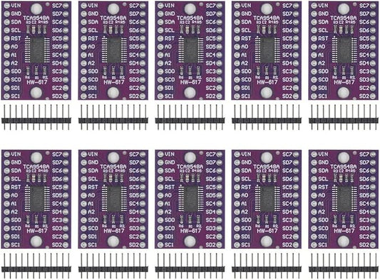 10pcs TCA9548A IIC Multi-Channel Expansion Module 8-Channel I2C Communication Development Board with Reset Function for Arduino
