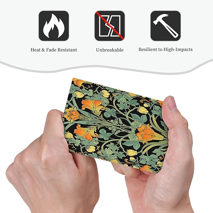 Light Switch Cover Plate William Morris Vintage Floral Green Yellow 1 Gang No Device Blank Electrical Wall Plates Faceplate Decorative Switch Plate for Bedroom Home Decor