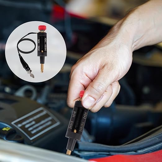2 PCS Spark Plug Tester, Adjustable Ignition Coil Tester System, Coil Pack Tester, Spark Testers Tool, Spark Checker, Autos Diagnostic Test Tool for Automotive, Small Engines, Lawnmowers