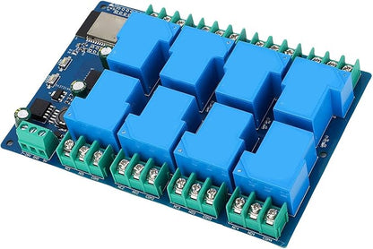EVGATSAUTO 8 Channel Relay Module, PCB Construction, Remote Control WiFi Smart Switch for Home Automation and Access Control